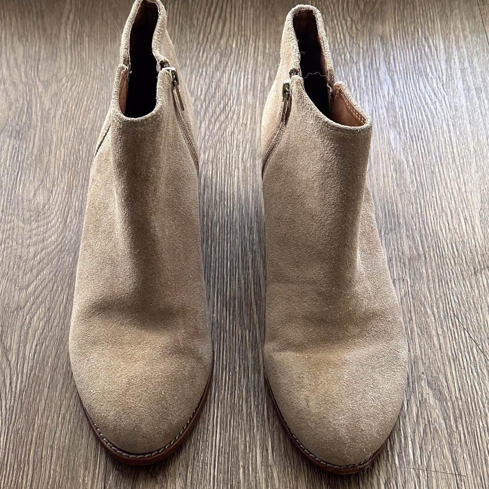 Antonio Melani Paxt Suede Block Heel Booties